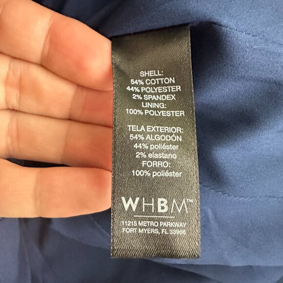 NWT White House Black Market Long Sleeve Collarless Jacket Twilight 2 #WHBM5 - Picture 5 of 9